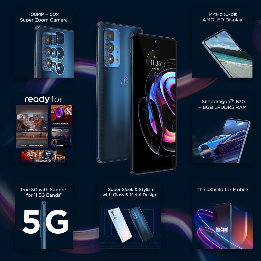 motorolaTimes's tweet photo. #MotorolaEdge20Pro Launched ✅
🏷️₹36,999

#Motorola https://t.co/on6pr0ucaT