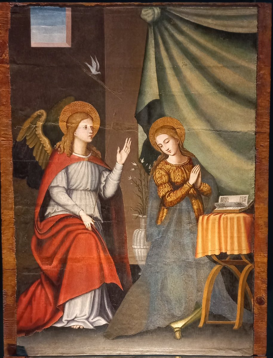 chassespleen13's tweet photo. Pinacothèque nationale de #Cagliari
Repos durant la fuite en Égypte par Maarten van #Heemskerck de 1560
Triptyque de la consolation par Pietro #Cavaro vers 1530-1535
Vierge de la Cintola par Pellegrino di #Mariano de 1487
L'Annonciation par Antioco #Mainas de 1560
#Sardaigne 🇮🇹 https://t.co/mbh1xHJmNZ
