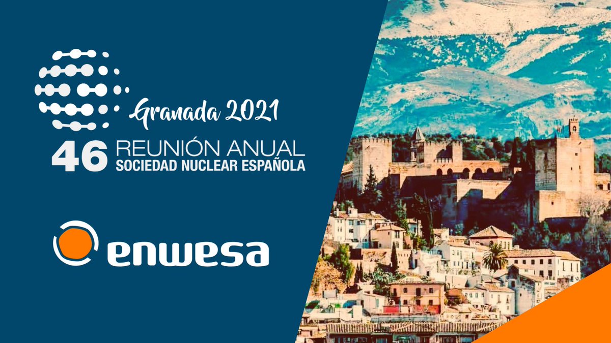 enwesa's tweet photo. ⬇ Desde ENWESA os invitamos a visitar nuestro stand en la 46 Reunión Anual de la #SNE que se celebrará los días 6 al 8 de octubre📆en #Granada📍

#NuclearesEnGranada #ReunionAnualSNE https://t.co/CDmSaoFlGD