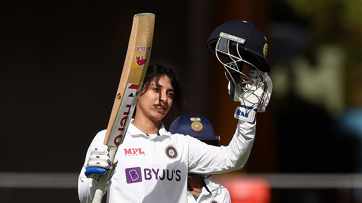 toisports's tweet photo. #PinkBallTest #INDWvAUSW #AUSWvINDW 

@mandhana_smriti falls after maiden ton, #INDW  231/3 against Australia 🏏

#SmritiMandhana became the first Indian woman to hit a century in day-night Tests

Report ✍️ https://t.co/o8vf8spbSR https://t.co/4JxFvgeG9S