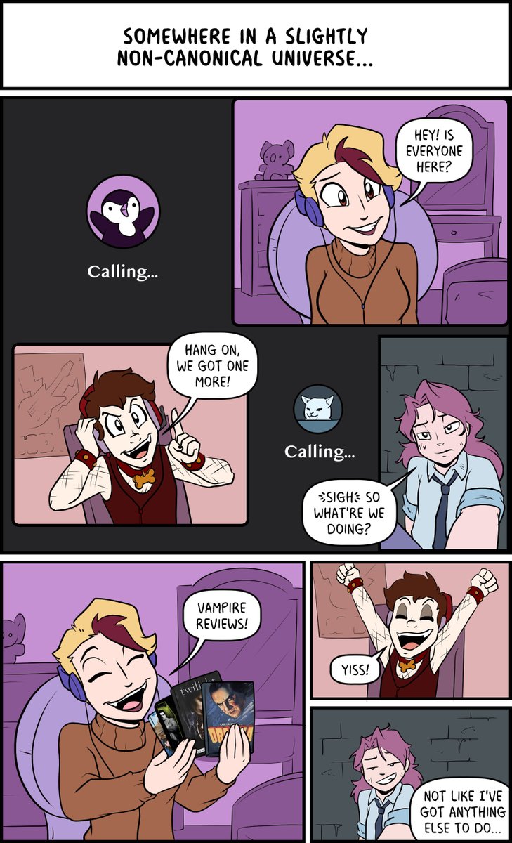 GhostKomori's tweet photo. Happy October 1st! This year's #VampireBites is a little bit different, but I hope folks enjoy it anyway! I won't be posting this daily, but should be often! Check it out at https://t.co/rB6FAjtRui https://t.co/cm6m2zadQi