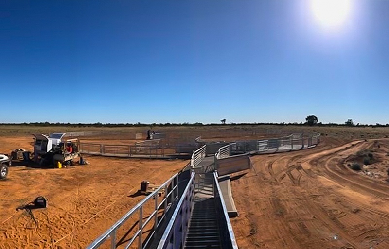 How about this permanent sheep yard complete with 9m Ramp (hot dipped and electronically adjustable)? 🐑 It was completed recently out at Tilpa by the guns at Arczone Mobile Welding 🤠