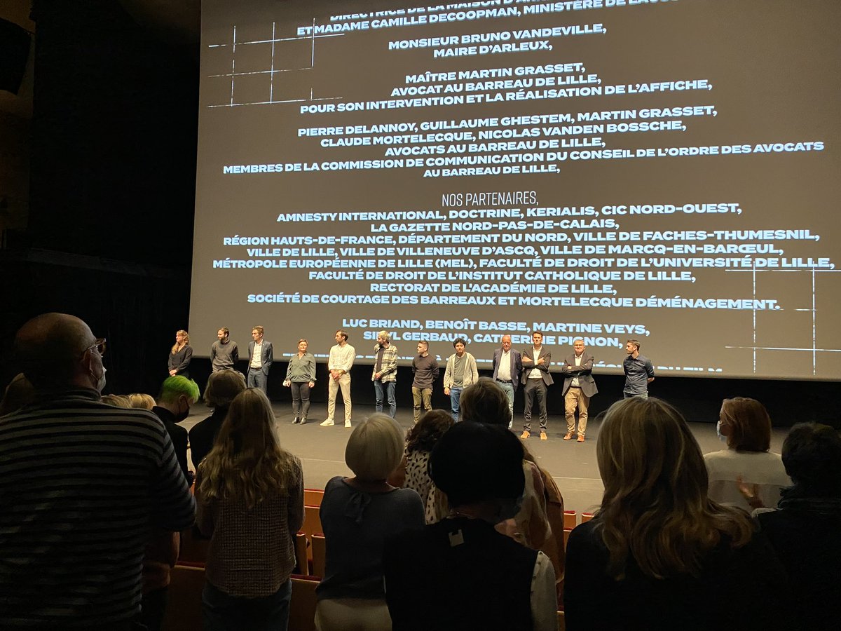 Très fière des avocats <a href="/Barreaulille/">Barreau de Lille</a> et du bâtonnier Marie Dutat pour le film réalisé à l’occasion du 40e anniversaire de l’abolition de la peine de mort;une standing ovation méritée pour ce long métrage qui milite pour l’abolition universelle👏🏻<a href="/Conf_Batonniers/">ConférenceBâtonniers</a> <a href="/CNBarreaux/">Conseil national des barreaux - les avocats</a>