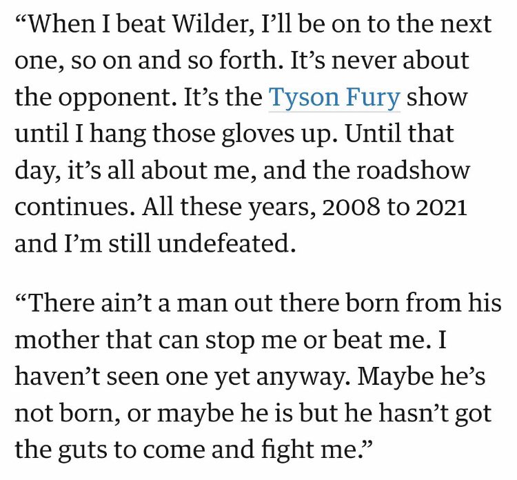 _willbryan's tweet image. Clearly Tyson hasn’t heard of Nigel Pearson - it is a fight he cannot win @RealBobMortimer @AthleticoMince @profanityswan