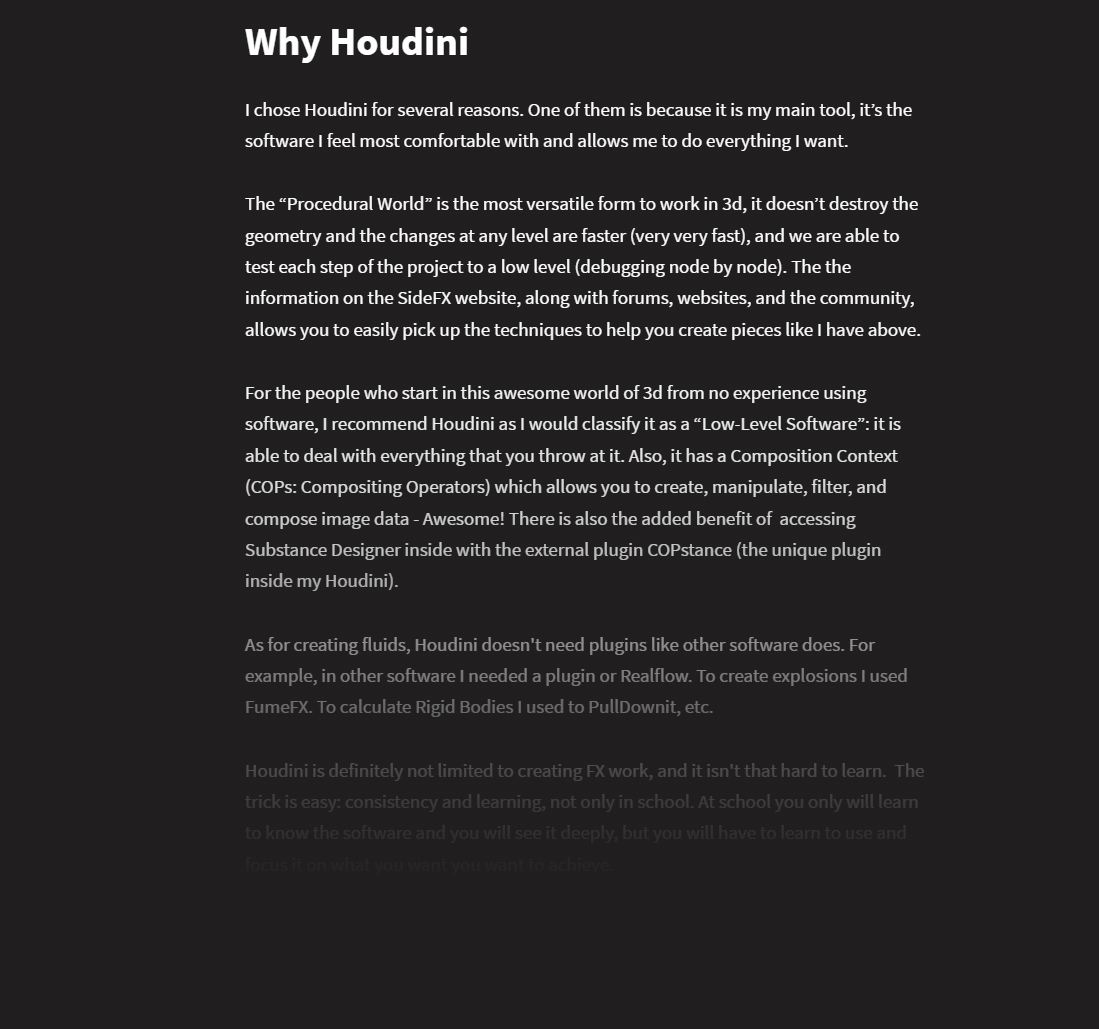 davidinlines's tweet photo. I use @sidefx  #Houdini for several reasons. You can read them in @TheRookiesCO  Discover post!. :)

#3d #SideFX #Procedural #VFX #Particles #PYRO #RBDs #FLIPS #Crowds #CGI #Modeling #Architecture #3dSoftware 

https://t.co/tFq18LOCbI https://t.co/xsDyR24RFj
