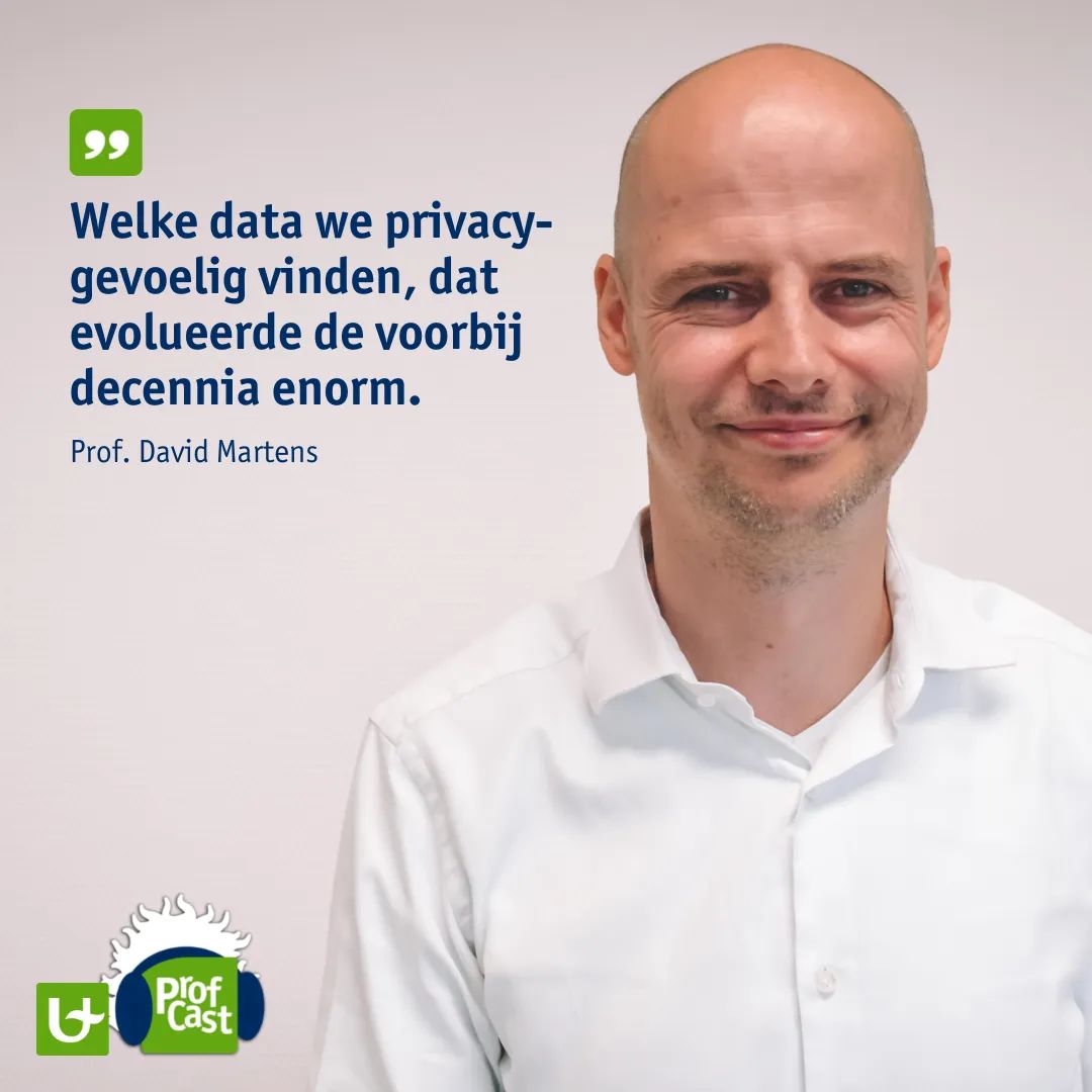 UAntwerpenFBE's tweet photo. In de eerste aflevering van Profcast - Seizoen 2 vertelt prof. David Martens over data mining en privacy. ▶️ Luister nu via Spotify, Apple Music, SoundCloud en YouTube. https://t.co/V8ekxeKiKL
#profcast @UAntwerpen https://t.co/aipgSX5I0s