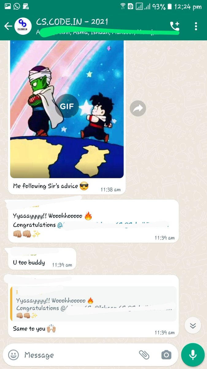 codedotin's tweet photo. CS Fellows on Fire. 🔥
This concludes the first month at https://t.co/FDg6uLGvqM Congratulations guys and way to goooo! 🚀😍

#360daysofCS #CSFellows #CSEngineering #problemsolving https://t.co/Mw6duY2wJj