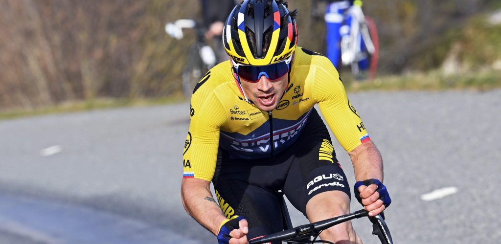 WielerFlits's tweet photo. Jumbo-Visma met Roglic, Vingegaard, Kuss en Kruijswijk in Giro dell’Emilia https://t.co/U36u4thHrv 

#AntwanTolhoek #GeorgeBennett #GiroDell’Emilia https://t.co/whacuc3QTP