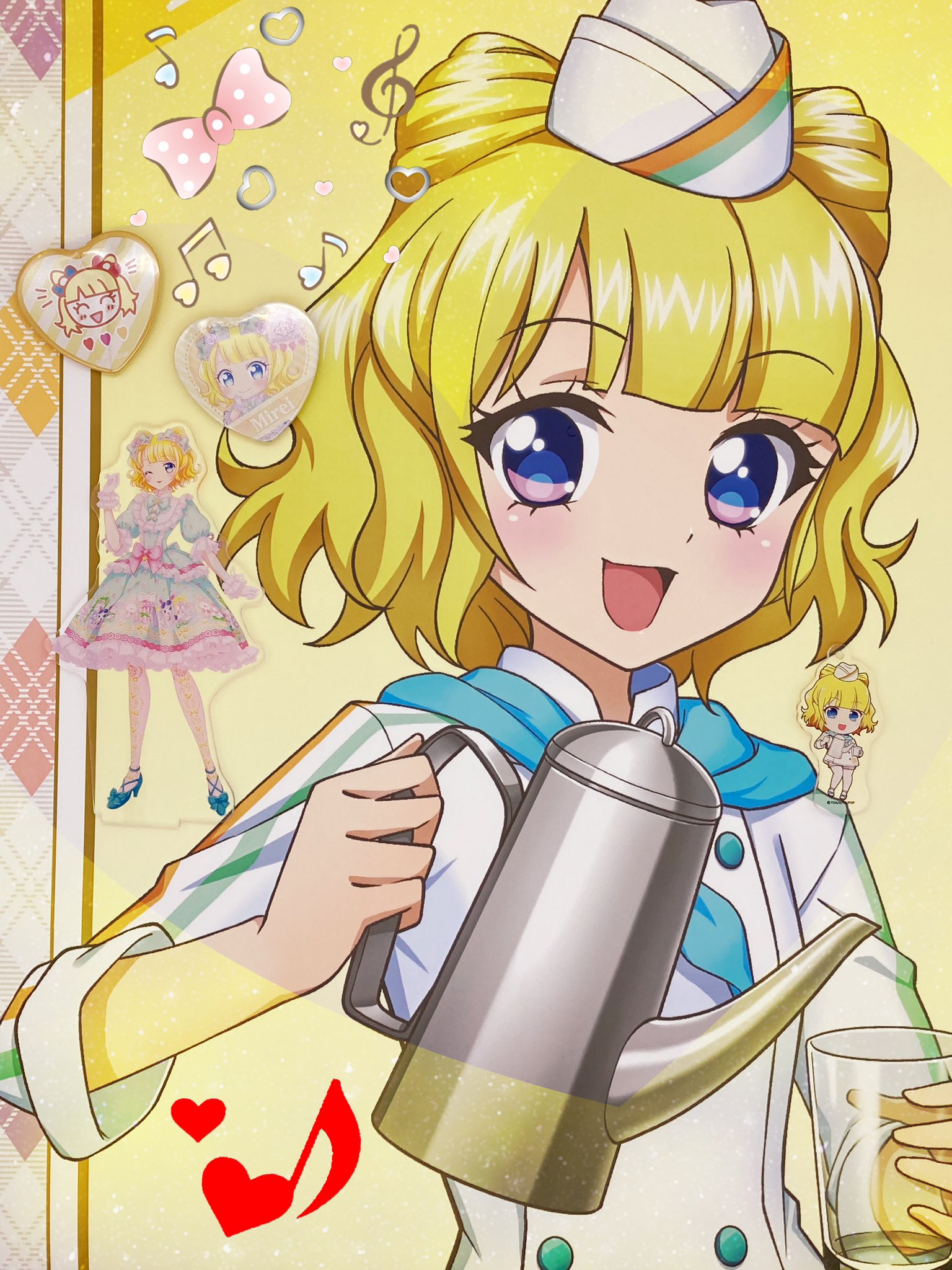 プリパラ みれぃ 南みれぃ 缶バッジ グラフアート メイクアップ