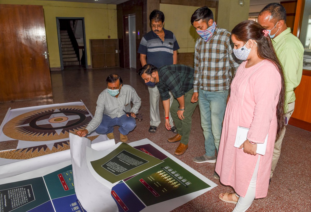 ncsmgoi's tweet photo. Day 11
Visit of Art Section on "Development of Exhibit / SDL Kit / Educational Program"
as a part of the Training Program on "Exhibit Design & Museum Management"
organized by CRTL a unit of @ncsmgoi, @MinOfCultureGoI
#artsection
#skilldevelopmenttraining https://t.co/Y4KuK3fepq