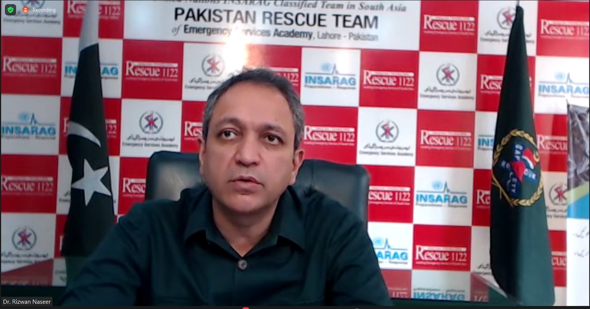 ADPCnet's tweet photo. Dr. Rizwan Naseer of @pesrescue1122 mentions at #RCC16 that the training of 220 master instructors by @ADPCnet's #PEER program has been able to train 120,000 community responders in #Pakistan. He explains that the program is to enhance the capacities of responders in South Asia. https://t.co/nqtBjFgZvx