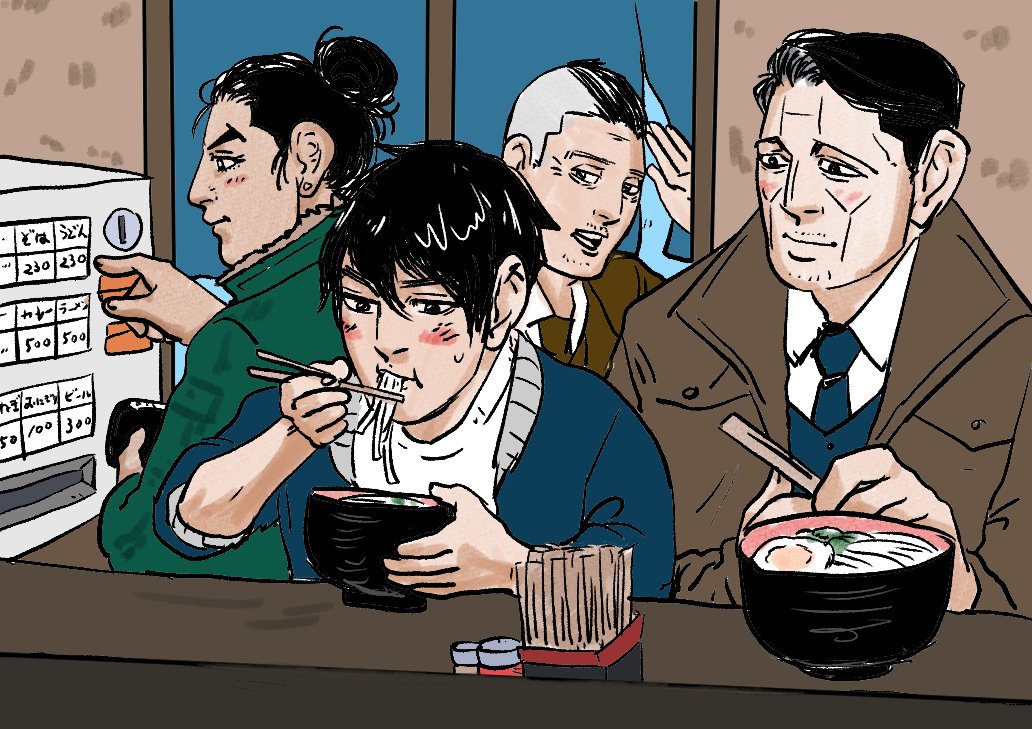「金カム駅前 青年の杉元 」|ユミナのイラスト