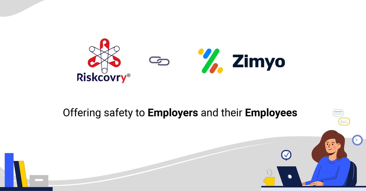 riskcovry's tweet photo. We are excited to announce our partnership with Zimyo!
Zimyo is the fastest-growing HRTech in India. Riskcovry is the fastest-growing insurance distribution company in India.
#insurtech #insuranceinfrastructure https://t.co/F86NShZJr7