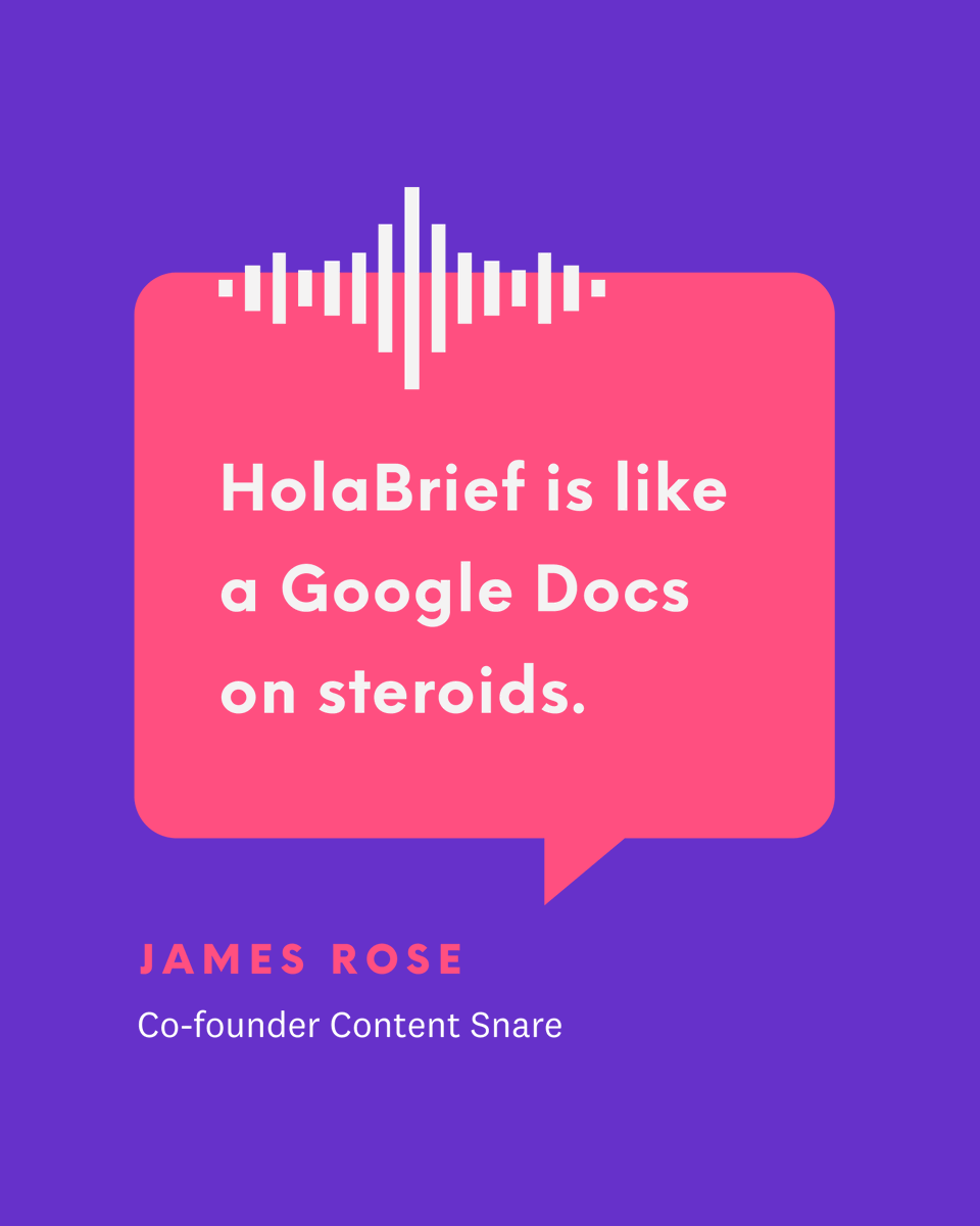 holabrief's tweet photo. Join 1000 of companies making the switch from Google Docs to HolaBrief and leave boring questionnaires behind!

https://t.co/oOdtZFCdFg https://t.co/rX204n5jJp