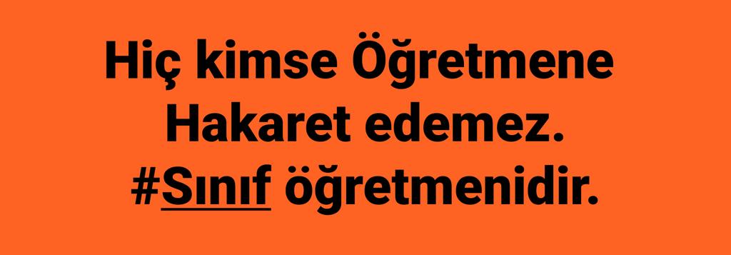Sınıftan geçmeyen hiç kimse kaymakam olamaz...
#sınıfögretmenindir