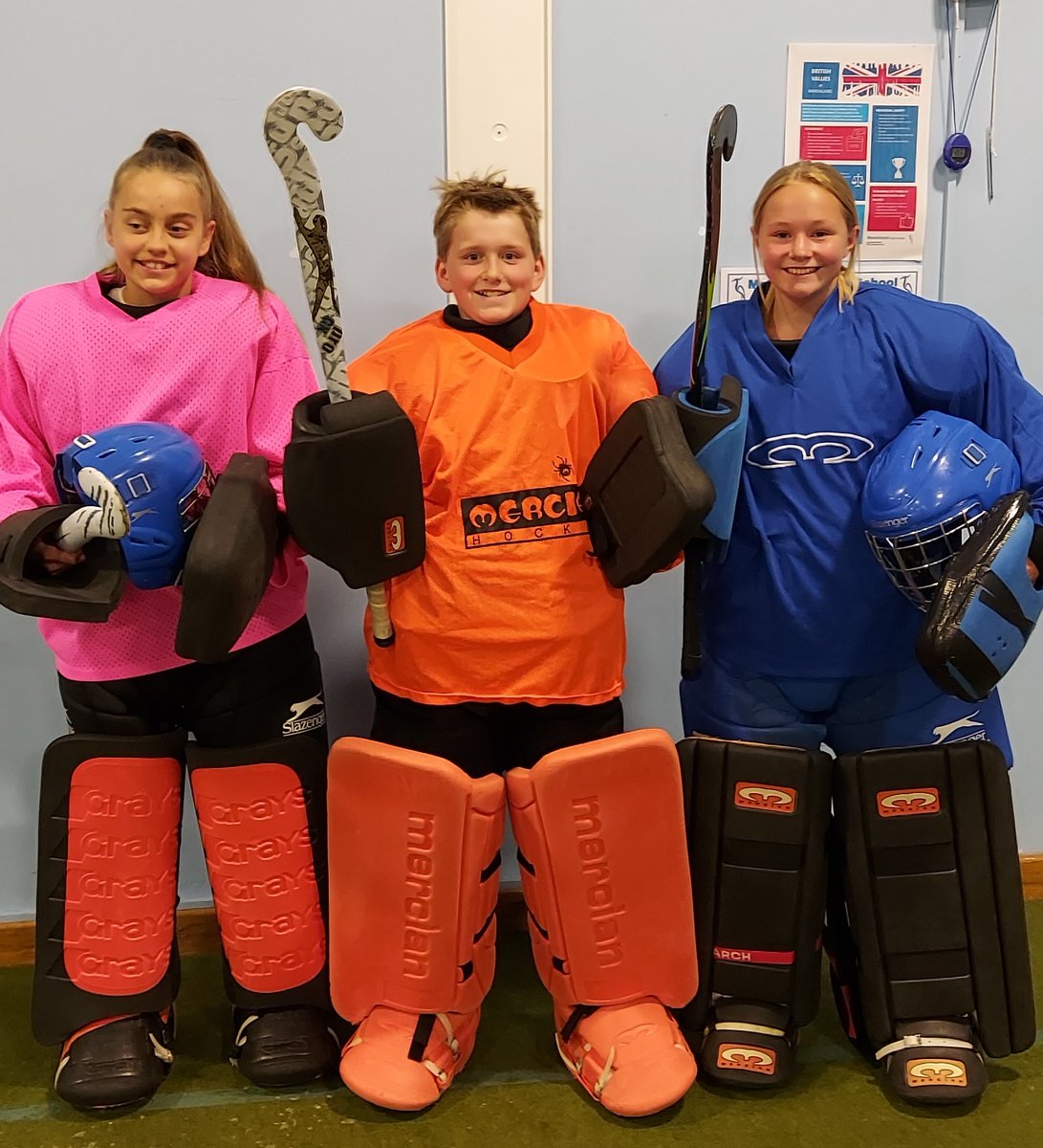 MarshlandHS's tweet photo. Year 8 pupils have been learning how to add and develop goalkeepers into their indoor hockey lessons. The game play has evolved exponentially with different skills sets and tactics being used. #hockey #PE #Hockeyskills #FuninPE https://t.co/NiyYwEjOgL