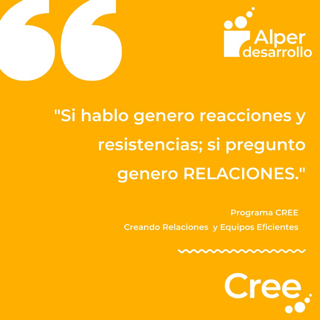 AlperDesarrollo's tweet photo. Hablar menos y preguntar más te ayuda a conocer más y mejor a las personas y a generar relaciones sanas y eficientes.
#programacree #programaliderazgovital #programasuma #objetivos #capacidades #trabajoenequipo #coaching https://t.co/2rTwjTGSlg
