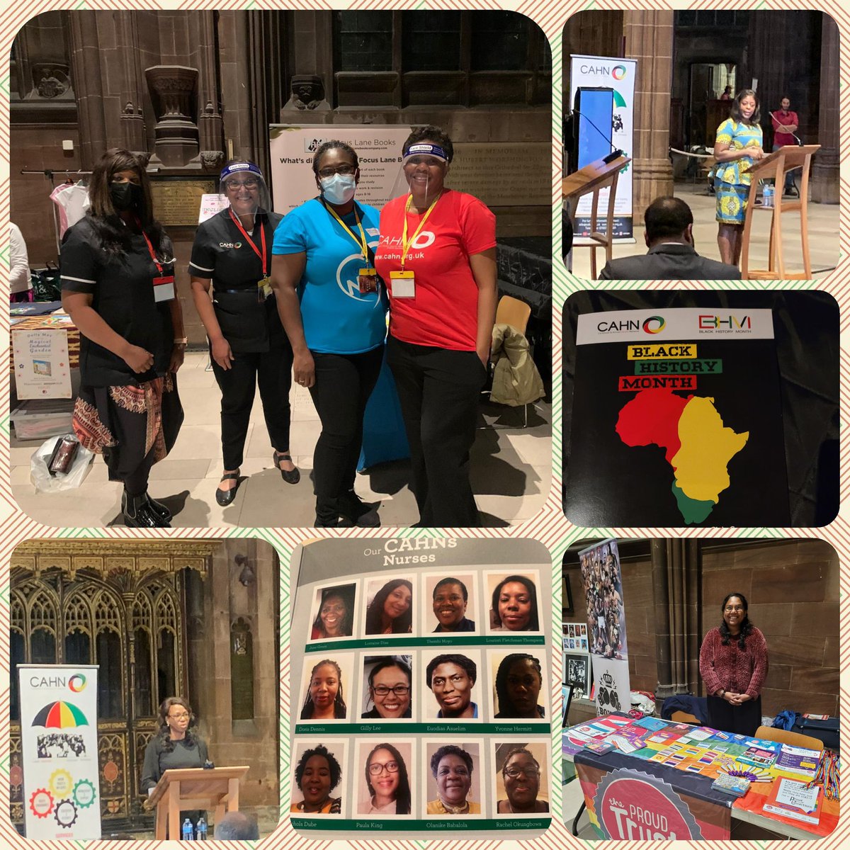 #BHM2021 Manchester Cathedral. Proud of 'Our Nurses' supporting Health &amp; wellbeing &amp; hearing
<a href="/ngozi_ediosagie/">Professor Ngozi Edi-Osagie</a> sharing re Vaccination &amp; maternal/baby health. @cahn_gm

Great music/speakers/food 
<a href="/CNOBME_SAG/">CNO CMidO_StrategyGrp</a>
@CNOEngland
<a href="/lorraine_ganley/">lorraine ganley</a> <a href="/AngelaKnightJa1/">A Knight Jackson MBE</a> <a href="/HilaryGarratt/">Professor Hilary Garratt CBE,RN,HV, PhD (Hon),MSc</a>
@KatyCalvinT
