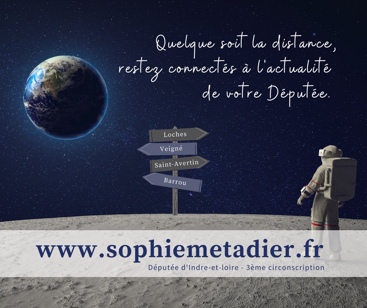 🚀 [NOUVEAU SITE INTERNET]
 
✔ Soucieuse d’apporter un éclairage sur mon activité parlementaire en circonscription et à l’Assemblée nationale, j'ai le plaisir de vous informer de la disponibilité de mon nouveau site internet.

📍 sophiemetadier.fr

Belle découverte ! 🙂