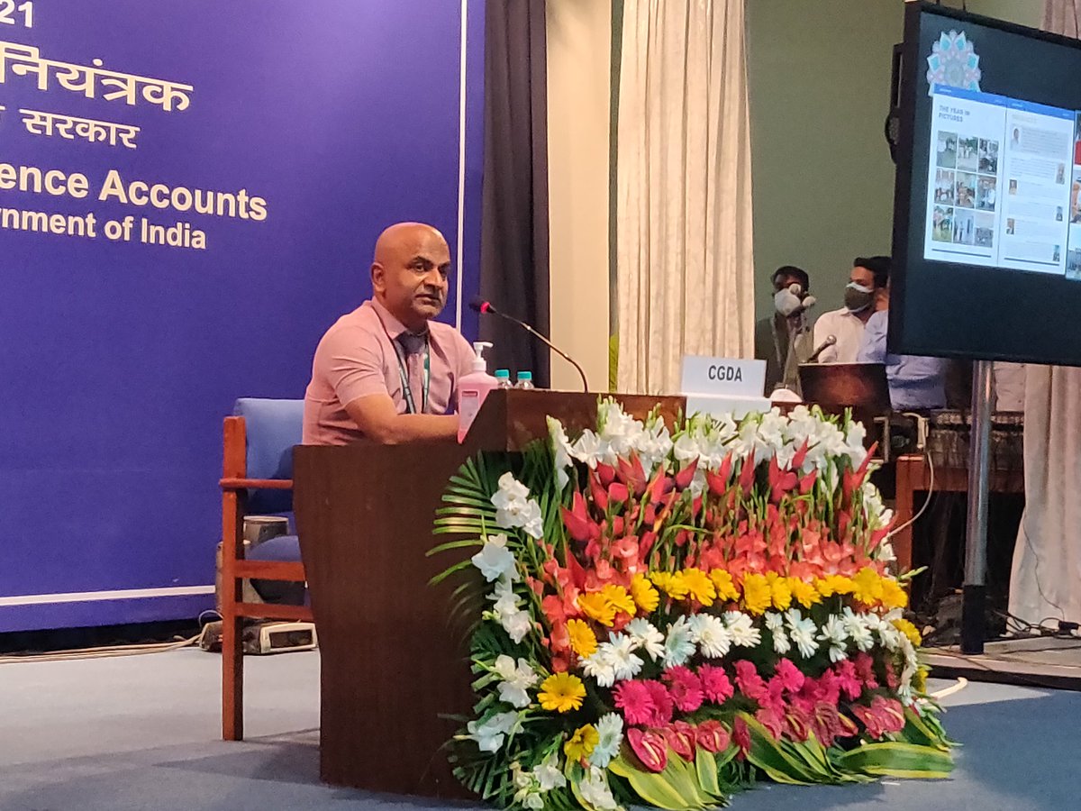 DefenceAccounts's tweet image. #CGDA Sh Rajnish Kumar #IDAS addressed senior officers &amp;amp; staff of Defence Accounts Department on Annual #DAD Day 2021! 

He appreciated proactive induction of #technology in #servicedelivery mechanisms with a view to expediting, simplifying &amp;amp; automating systems and procedures.
