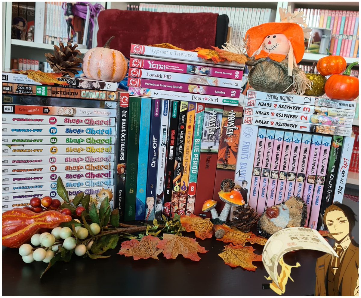 Saku_Ryu's tweet photo. #Nerdyear September <3
• Mangas gelesen 45 ( gesamt 550) Bild 1
• Mangas gekauft 46 (gesamt 426) Bild 2
• Anime geschaut 1 beendet 22 Folgen (46 beendet 633 Folgen)
• Filme 4 (gesamt 58)
• Serien 2 Beendet 34 Folgen ( 15 beendet 249 Folgen)
• Mangacounter 3126 https://t.co/d4OFW58TEM