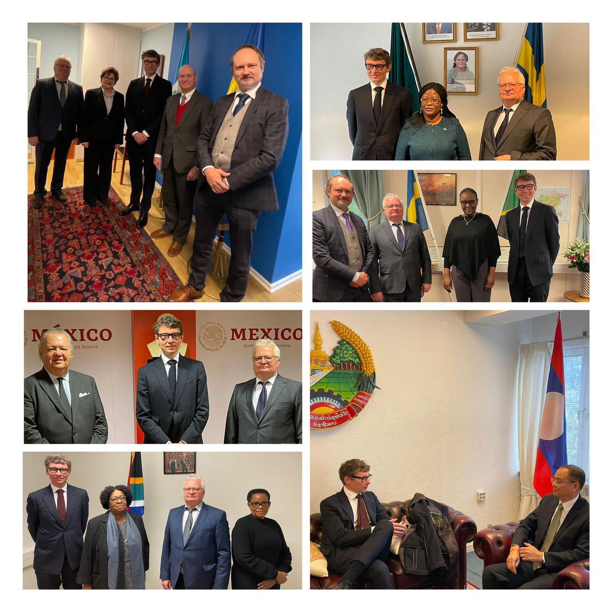 Marathon of @tlamanauskas election campaign to position of @ITU DSG started from close ally & leader in #ICT 🇸🇪 Special thanks as well to embassies of 🇲🇽🇬🇹🇿🇦🇱🇦🇿🇲🇹🇿for receiving 🇱🇹 candidate #tomas4itu @fdelrio @LithuaniaMFA @Skuodis @SwedeninLTU