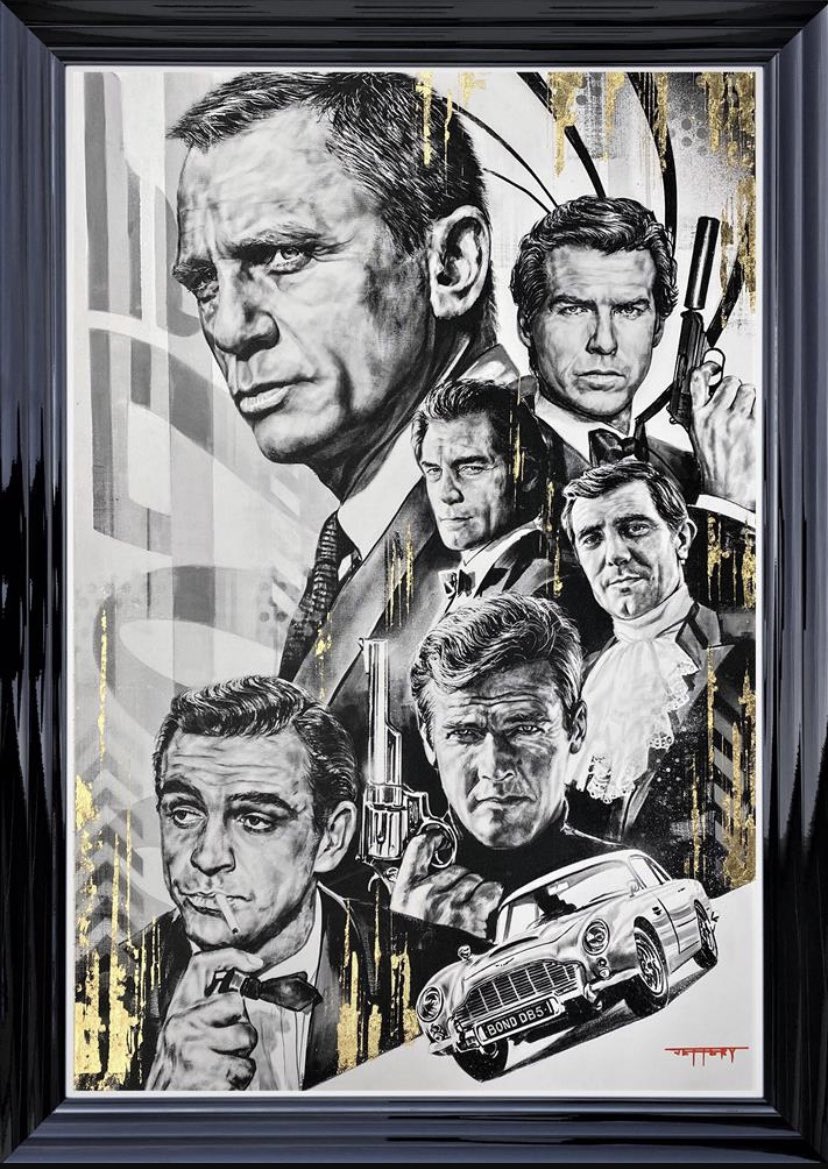 hartgalleries's tweet photo. What an amazing piece for any Bond fan!!!! Only 50 available! Order your piece now!! 
.
.
.
.
.
#jamesbond #bond #007jamesbond #moneypenny
#art #gallery #artgallery #artgalleries #artists #original #limitededitions #commission #commissions #canvas #nw7 #millhill #edgware #ha8 https://t.co/LyHKfN0j9R