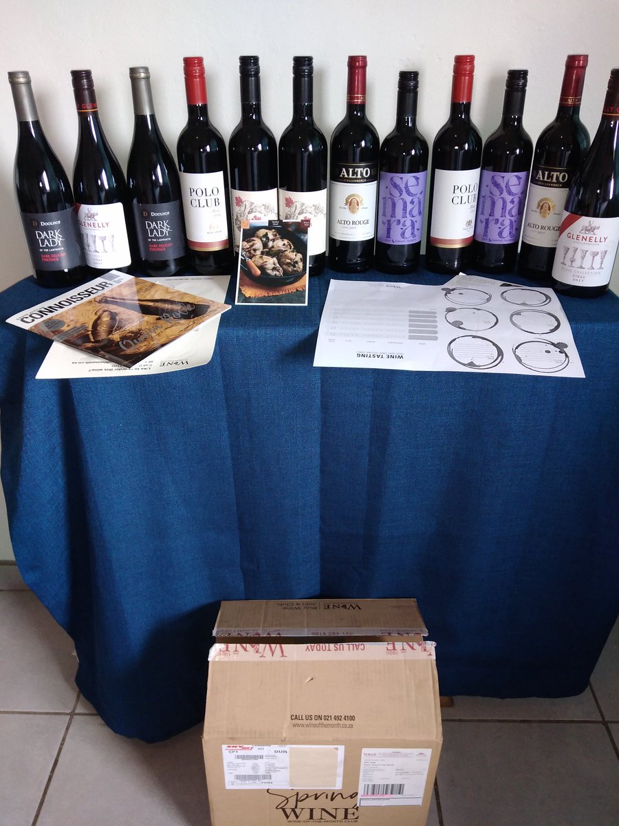 <a href="/WotMSA/">Wine of the Month</a> thank you guys for my wines I recently received .. 🥂 waiting for a perfect occasion to pop the bottles #mywomcdelivery