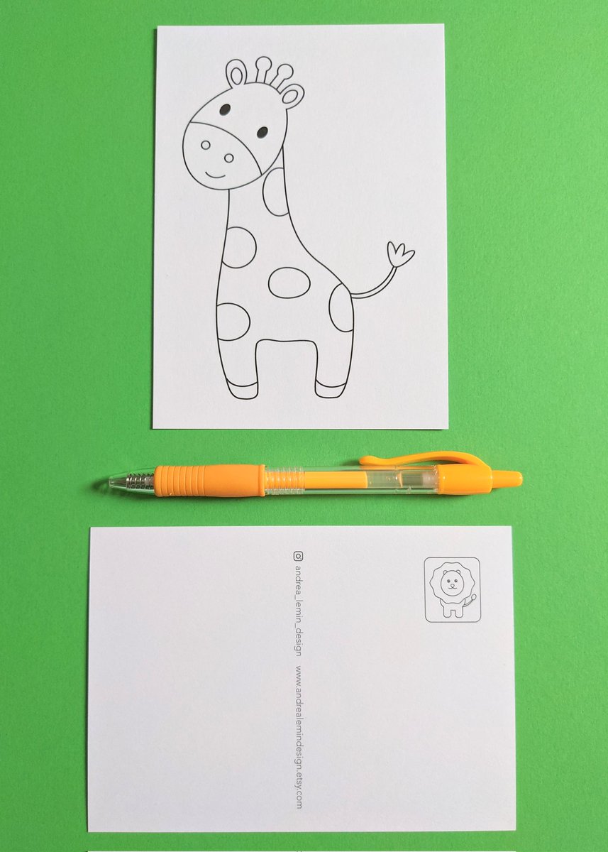 andrealem's tweet photo. Good morning, happy Friday ☺️ Today is #worldpostcardday which seems the perfect time to show you my super cute new jungle themed colouring postcards 🦒🐘🐒🦁 now in my shop! https://t.co/AyaNYLVJVQ #postcards #sendapostcard #colouringpostcards #illustration https://t.co/pHu2GYqfYj