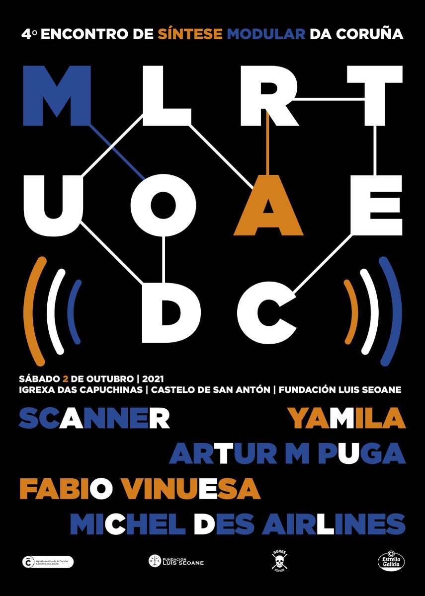 FundLuisSeoane's tweet photo. A @FundLuisSeoane é unha das sedes de #MODULARTEC. O cartel do evento, que terá lugar este sábado 2 de #outubro, contará coas actuacións de #Yamila, #ArturMPuga, #Scanner, #MicheldesAirlines e #FabioVinuesa. + info: https://t.co/Oyv3RIASxq
#musicaelectronica #culturacoruña https://t.co/3qv3JcV0ZD