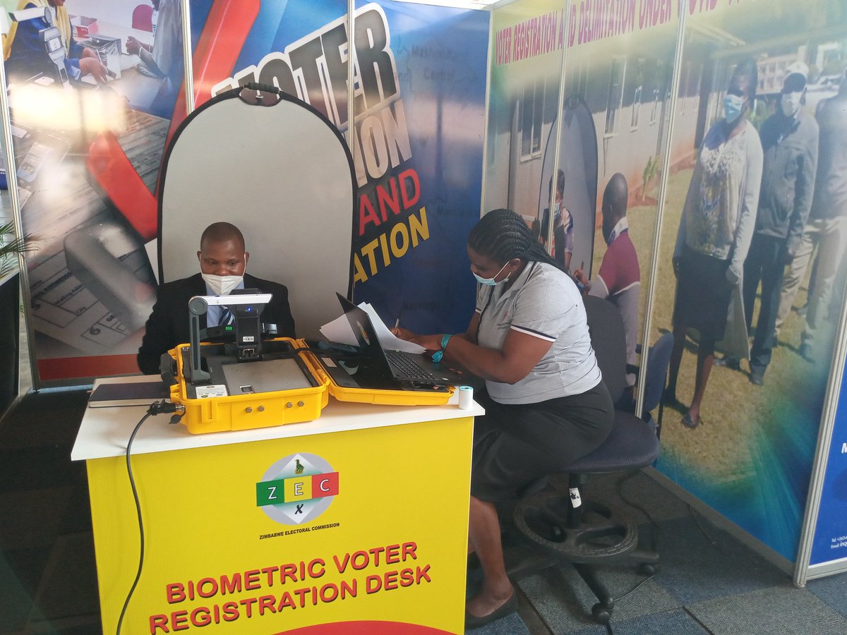 ZECzim's tweet photo. Come and register to vote. Visit  the ZEC stand in the EAST END Hall at the Zimbabwe Agriculture Show. Services at the stand include Voter Registration and Inspection and Voter Education. Also on display  are Voter Reg maps and Delimitation information https://t.co/PiiyH21lTz https://t.co/jYNFG4NtwW