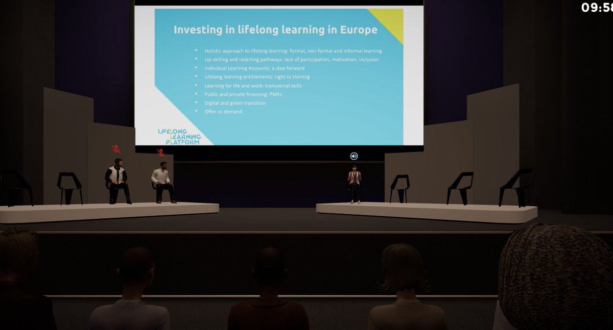 Skill_Fest's tweet photo. 🤔Quels investissements dans les compétences sont les plus nécessaires en Europe ? 🇪🇺
📢Rejoignez l'auditorium 2, pour suivre le #Skilltalk de @BrikenaXhomaqi, présidente de la @lllplatform.👩💻 https://t.co/xNuCioPVTf