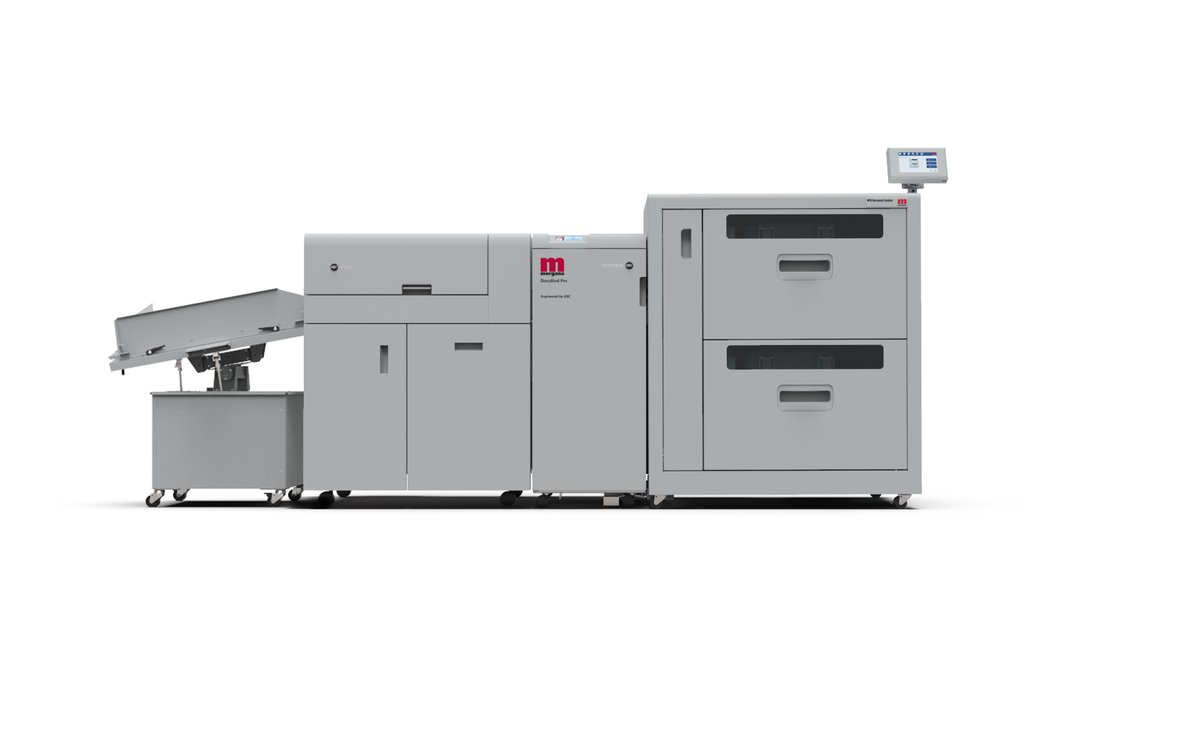 MorganaSys's tweet photo. #Print & #DigitalPrint News: Morgana Systems has introduced the Morgana Docubind Pro as the latest addition to its range of booklet makers, offering a great solution for #wirebound books. Check out the details here: https://t.co/por6IDlhdo https://t.co/pD4nXBypfp