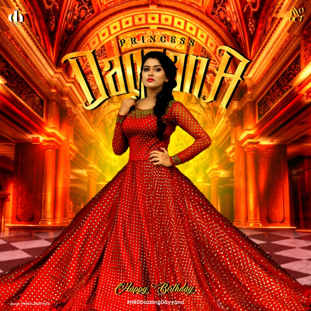 dahiah_official's tweet photo. This is the Bday Special Poster of Our Dazzling Dayyana Hameed we are presenting 🎉

We should celebrate her Bday. It should be the celebration that astonishes the world 💖
Let's get started ❤️💥

Design : #Shimjith 👏🏻

#DayyanaHameed
#DayyanaPrincess
#HBDDazzlingDayyana  🎂 https://t.co/6o5Cyoz7wE