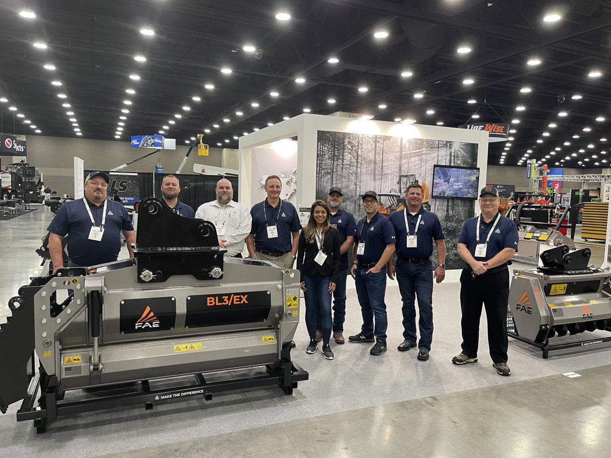 #FAE USA - a huge thank you to all of our dealers and customers that visited us at The Utility Expo this week. #Vegetationmanagement #Constructionequipment