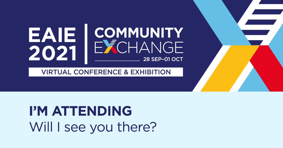 PopSPaula4's tweet photo. It is a pleasure to speak at the #EAIE conference. We will discuss how to support students in making the most out of their stay abroad by helping them to self-assess the learning outcomes of their mobility period and to exploit those outcomes academically and professionally. https://t.co/1yNAHvGeoq