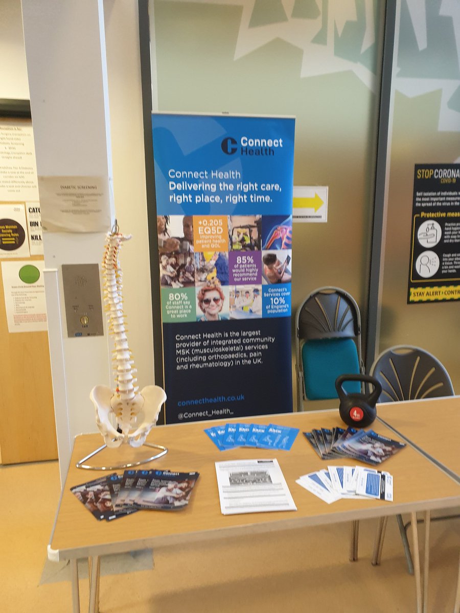 HalPhysio's tweet photo. Just setting up the stall for the South Tyneside Msk service at the fantastic ACTS Age Concern South Tyneside event we were kindly invited to today thanks @AgeConcernTS theme of "digital equality for all" some irony in tweeting but also plenty of options,  phone,  face to face https://t.co/pIl97DiWKi