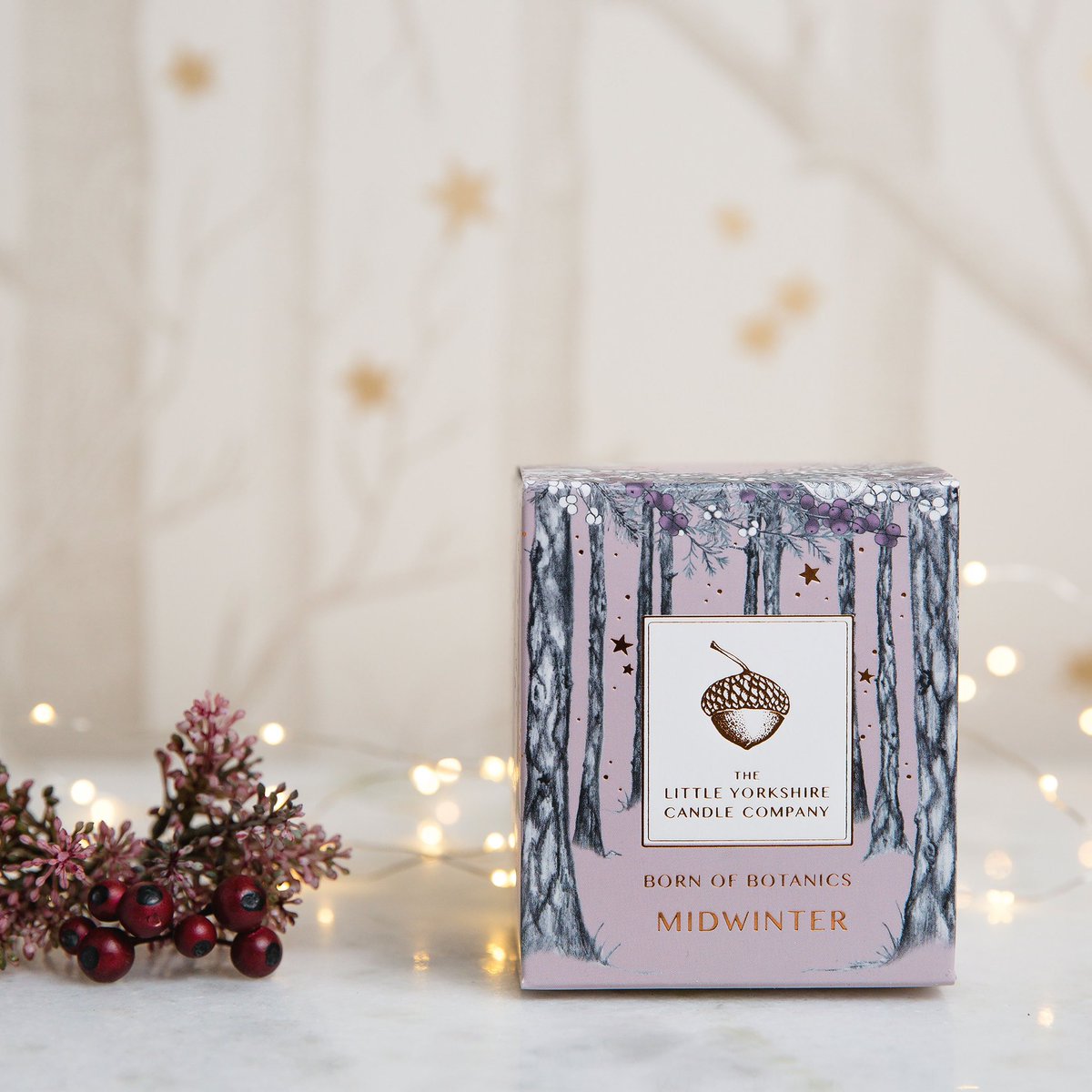 The first of today’s launches is our Midwinter candle . It’s the fourth year that this seasonal favourite has been available . Every year it sells out, not as fast as petrol but don’t dawdle too long 🕯🎄#york #christmascandle #indieyork #panicbuying