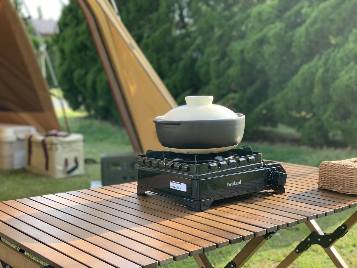 これからの季節、タフまるの活躍シーンが増えるなあ。キャンプで鍋🏕🤤