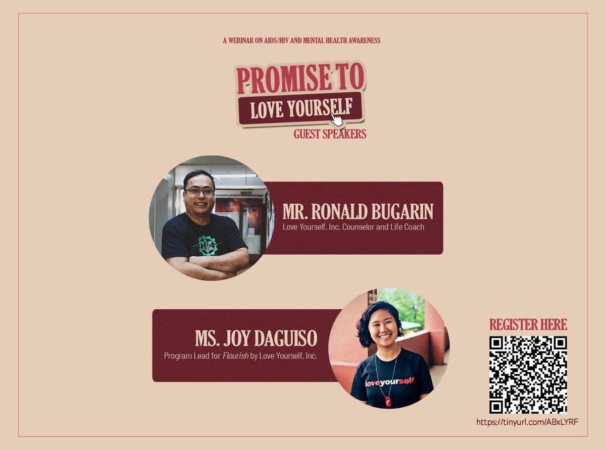 ARMYBayanihan's tweet photo. Reminder: #JiminLovesYou!

Together with @LoveYourselfPh, we are happily inviting you to our webinar entitled "Promise to Love Yourself".

Let us destigmatize HIV and mental health issues.

Details below.

To register: https://t.co/sKKZyYWa49
To donate: https://t.co/Z7bbJ7pgSy https://t.co/hhnWX532n6