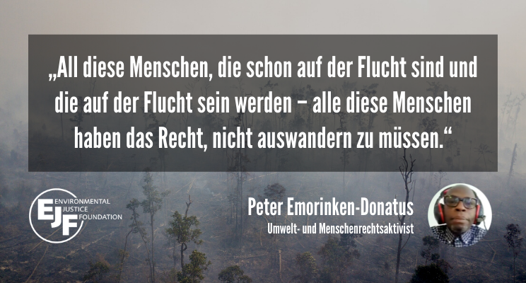 Die Menschen, die am wenigsten zur #Klimakrise und zu Umweltzerstörung beitragen, leiden als erste und am stärksten unter den Folgen. Ein unverhältnismäßig großer Teil davon ist 'made in Germany'. Die Verantwortlichen müssen endlich handeln, um diese Ungerechtigkeiten zu beenden.