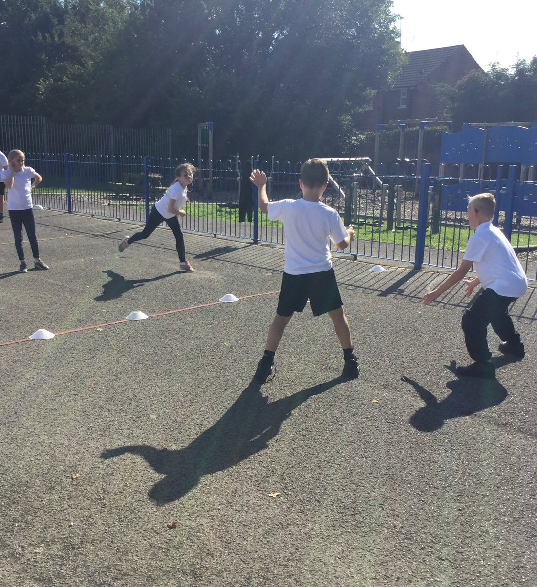 We are developing some great tennis skills using <a href="/TLG_PE/">TLG-PE</a> #WestleaOakY6 #WestleaPE #outdoorPE