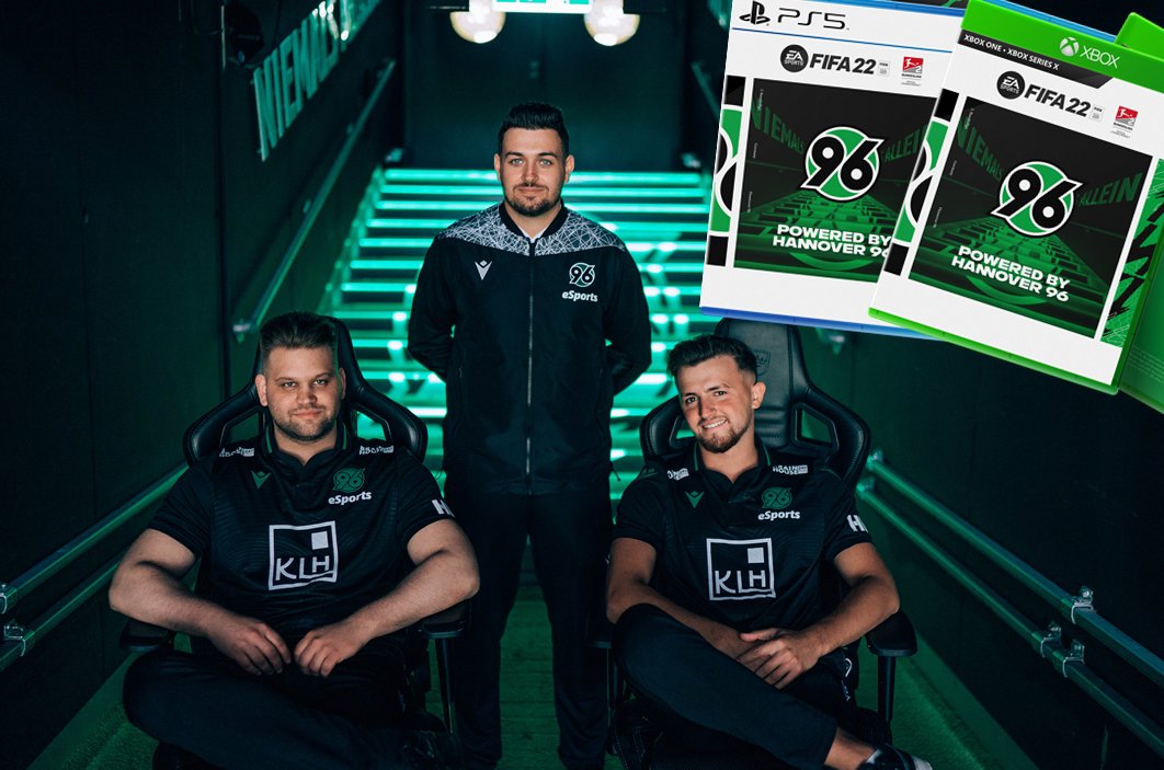 Zum Launch unseres eSports Teams verlosen wir 5x #Fifa22 für die PS5/XboxS!

Teilnahmebedingungen:

1) Liked &amp; Retweetet diesen Tweet
2) Folgt <a href="/itsriaad/">Riad</a>  &amp; <a href="/Testotier_/">Testotier</a> 

Auflösung: Heute, 01.10.21 18:00 Uhr

#Niemalsallein #H96eSports🎮⚪️💚
