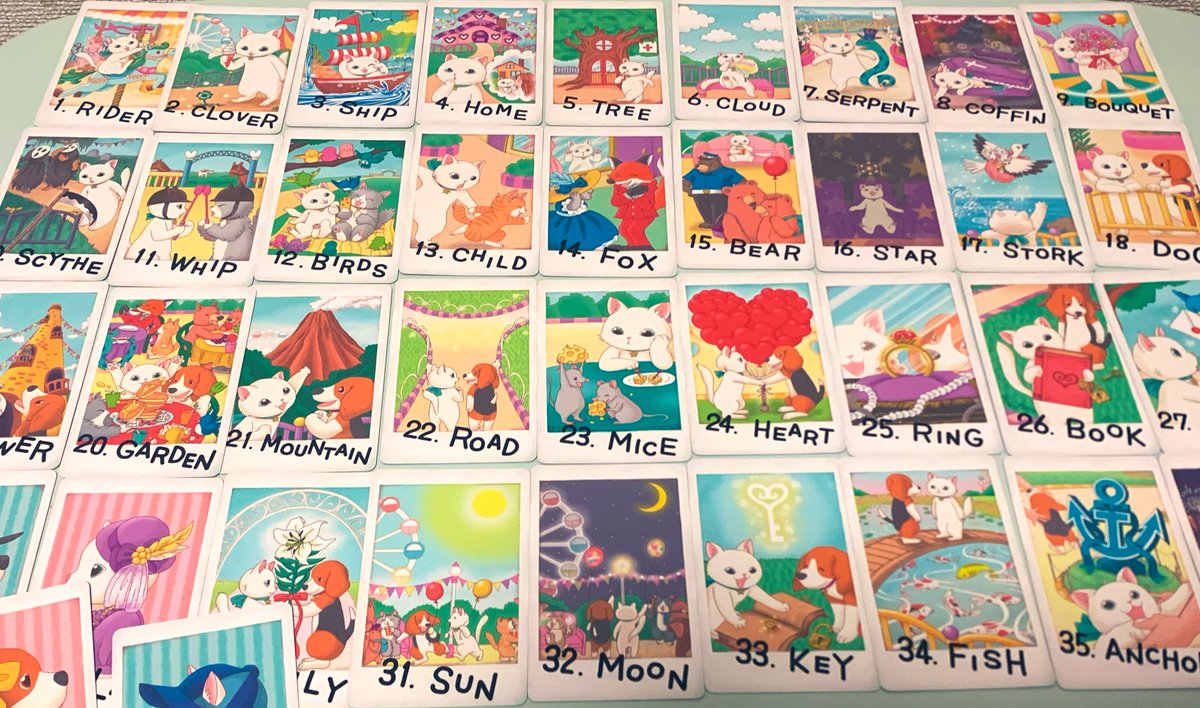 キャット あんずまろん】ジャーニー まろん★ルノルマン ルノルマン LENORMAND CAT JOURNEY 趣味・スポーツ・実用