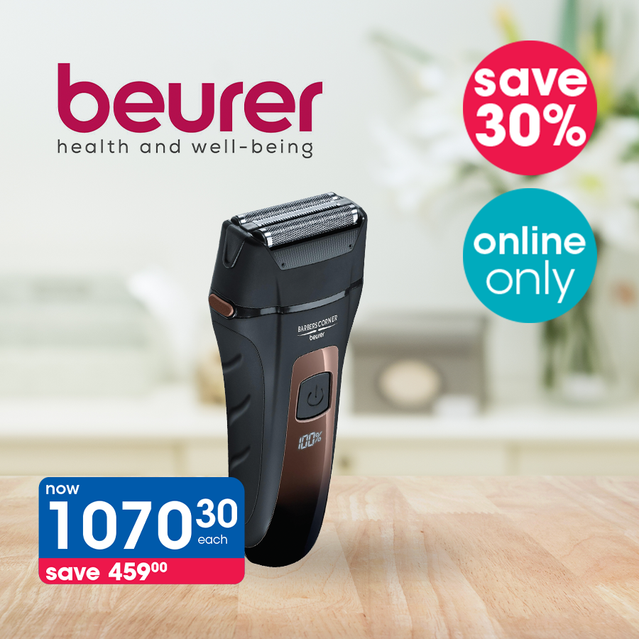 Clicks_SA's tweet photo. SAVE 30% on selected Beurer electrical beauty items online only #ClicksSpringBeauty > https://t.co/47WF3s5iD0 https://t.co/Gz4dIt7QlE