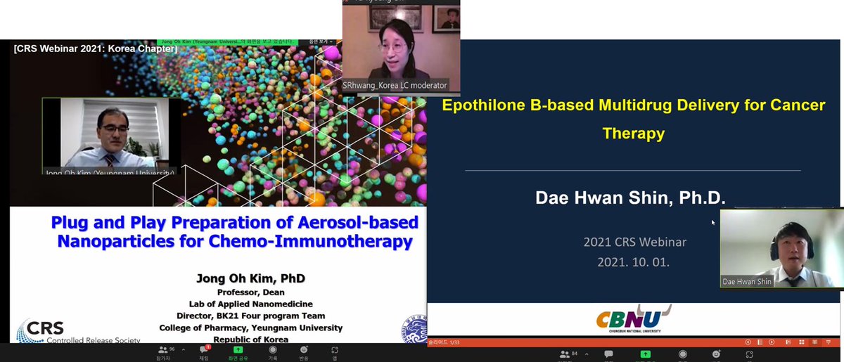 CRS Korea Chapter (@koreacrs) on Twitter photo Concluded <a href="/KoreaCRS/">CRS Korea Chapter</a> webinar session. Inspiring talks, Prof. Jong Oh Kim <a href="/JONGOHKIM6/">Jong Oh KIM</a> , Prof. Dae Hwan Shin. Thanks for moderating the session Prof. Seung Rim Hwang, <a href="/rim_seung/">Seung Rim Hwang</a> @australianCRS <a href="/nz_crs/">NZCRS</a> <a href="/CRSMalaysia/">CRS Malaysia Local Chapter (MyCRS)</a> <a href="/CRSScience/">Controlled Release Society</a> @BrunoSarmento <a href="/YuKyoungOh1/">Yu-Kyoung Oh</a> Concluded <a href="/KoreaCRS/">CRS Korea Chapter</a> webinar session. Inspiring talks, Prof. Jong Oh Kim <a href="/JONGOHKIM6/">Jong Oh KIM</a> , Prof. Dae Hwan Shin. Thanks for moderating the session Prof. Seung Rim Hwang, <a href="/rim_seung/">Seung Rim Hwang</a> @australianCRS <a href="/nz_crs/">NZCRS</a> <a href="/CRSMalaysia/">CRS Malaysia Local Chapter (MyCRS)</a> <a href="/CRSScience/">Controlled Release Society</a> @BrunoSarmento <a href="/YuKyoungOh1/">Yu-Kyoung Oh</a>