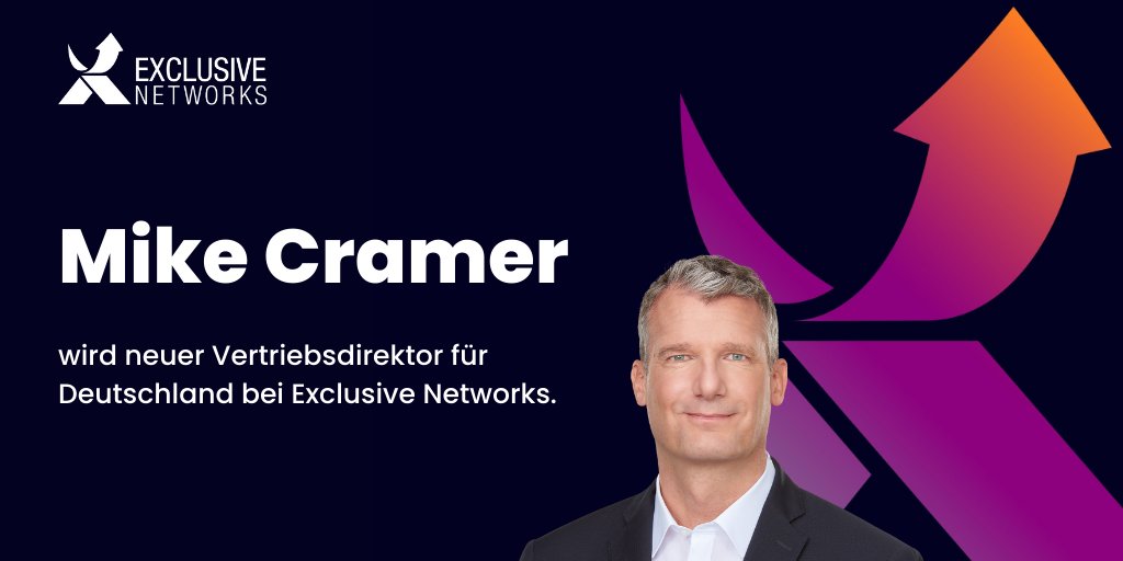 Exclusive Networks Deutschland baut seine vertrieblichen Ressourcen deutlich auf - Willkommen in der Exclusive Family Mike Cramer!

Die vollständige Pressemeldung finden Sie hier: lnkd.in/dPApecKB

#ExclusiveFamily #WelcomeOnBoard #WeAreExclusive