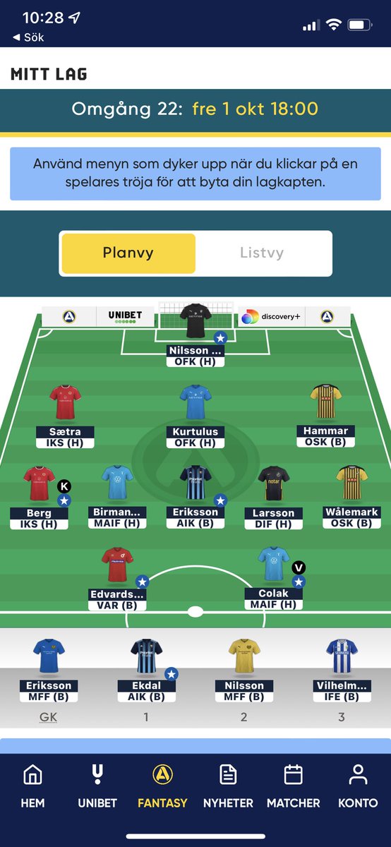 oposkar's tweet photo. @fpl_doktorn Frikort aktiverat. 0.7 på banken. Ser du några uppenbara förbättringar? 🩺 https://t.co/Z5ClslQI8k