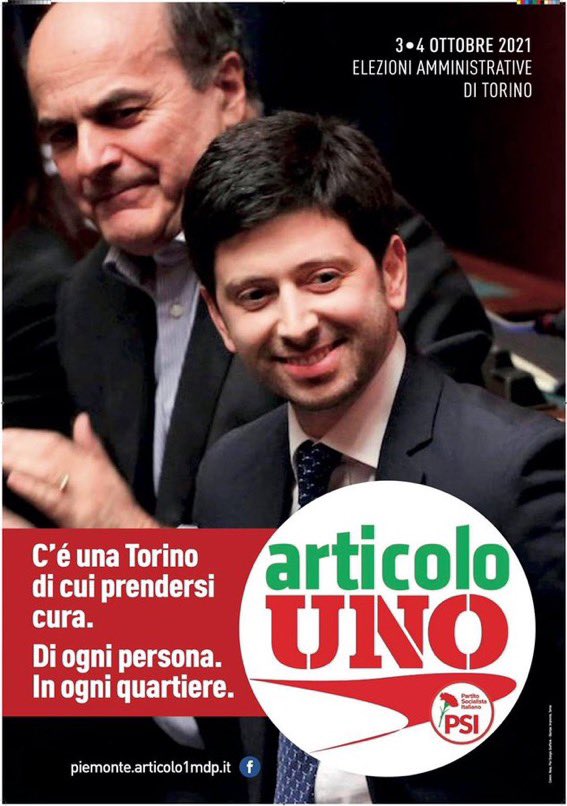 A Torino votiamo la lista di Articolo Uno!