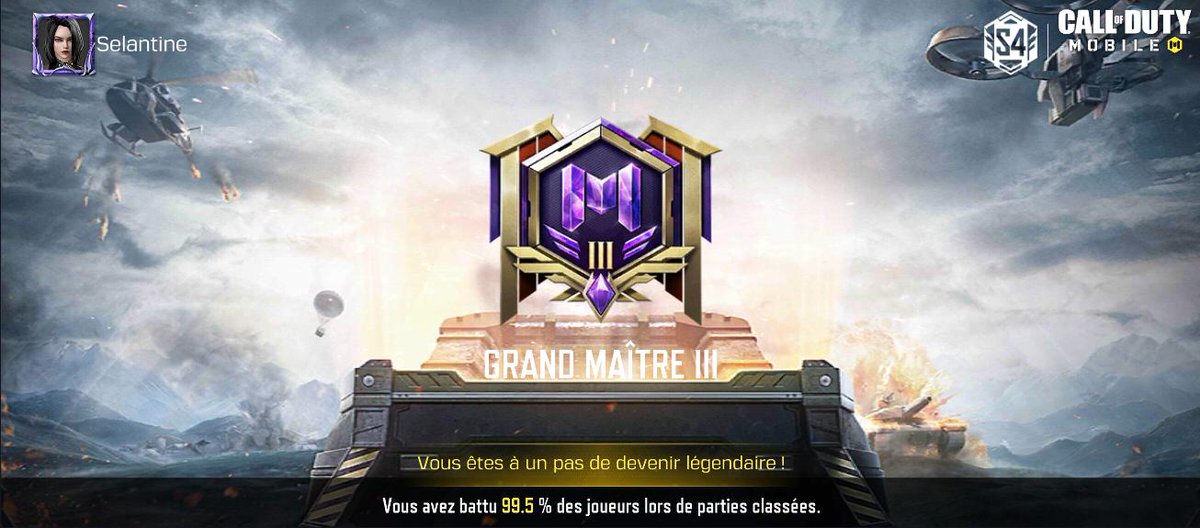 selantine's tweet photo. Ça y est, le nouveau skin de Scylla est débloqué. Les nouveaux rangs sont plus longs et dur à monter je trouve. Dans un sens tant mieux !
#scylla #codm #codmfr #CallOfDuty #codmobilefr @CODMobileFR https://t.co/1FF8fskg70